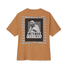 Intense Feelings – Grey Print Unisex Oversized Tee
