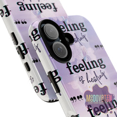 Feeling Is Healing Phone Case - Lilac - MOODOVATION