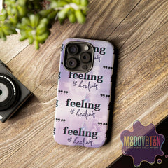 Feeling Is Healing Phone Case - Lilac - MOODOVATION