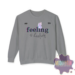 Feeling Is Healing Lightweight Crewneck Sweatshirt - Spring Edition Moodovation