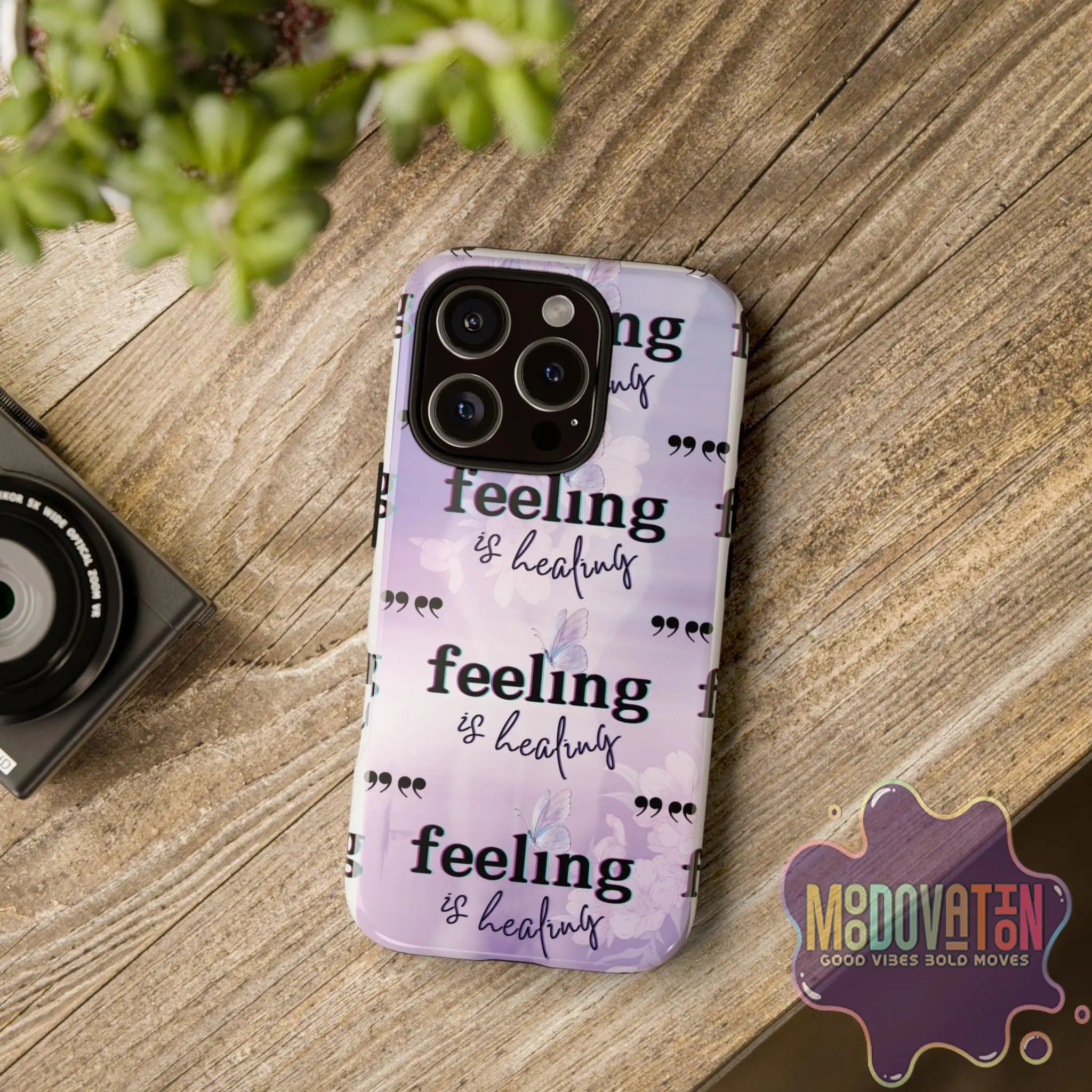 Feeling Is Healing Phone Case - Lilac - MOODOVATION