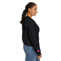 Courage, Strength & Faith – Breast Cancer Awareness Unisex Crewneck Sweatshirt