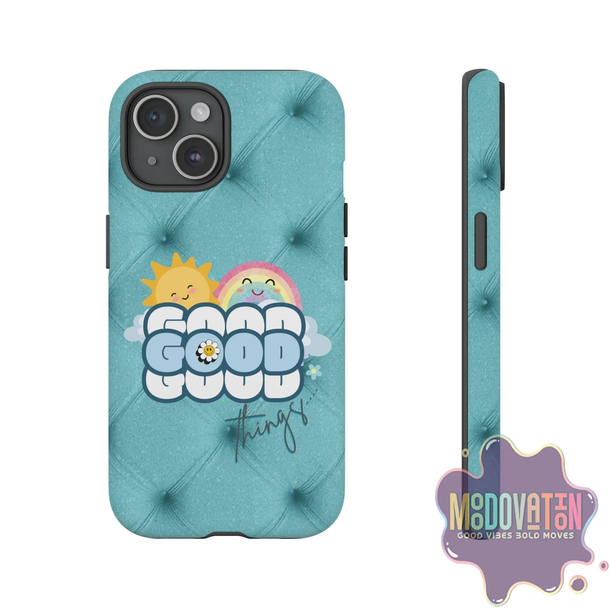 Good Things Phone Case - Teal - MOODOVATION