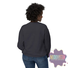 Good Vibes Bold Moves Personalized Unisex Lightweight Crewneck Sweatshirt - Brand Edition Moodovation