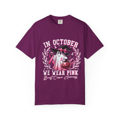 In October We Wear Pink – Breast Cancer Awareness Unisex T-Shirt