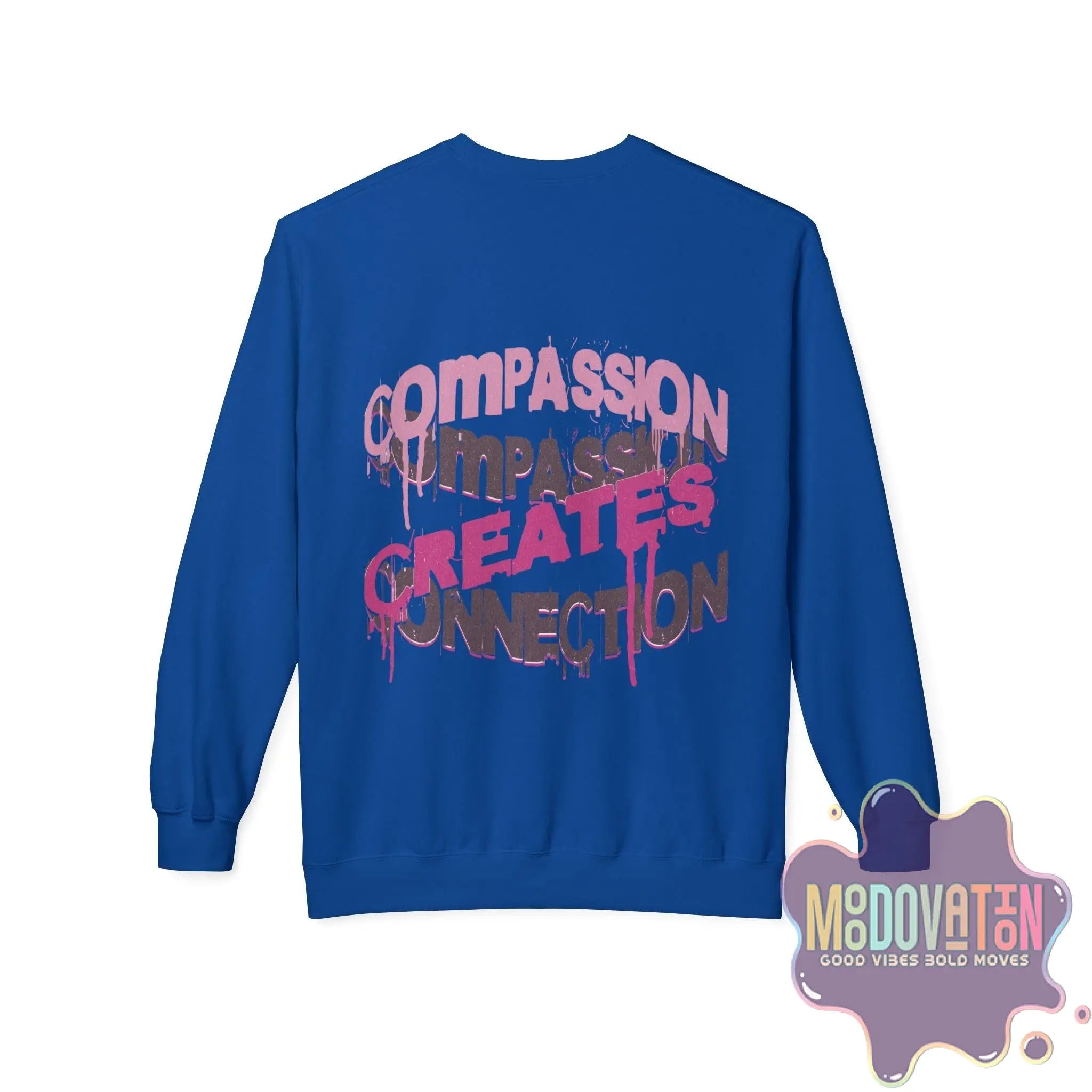 Self-Compassion Unisex Midweight Crewneck Sweatshirt - MOODOVATION