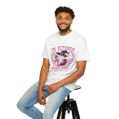 In October We Wear Pink – Breast Cancer Awareness Unisex T-Shirt