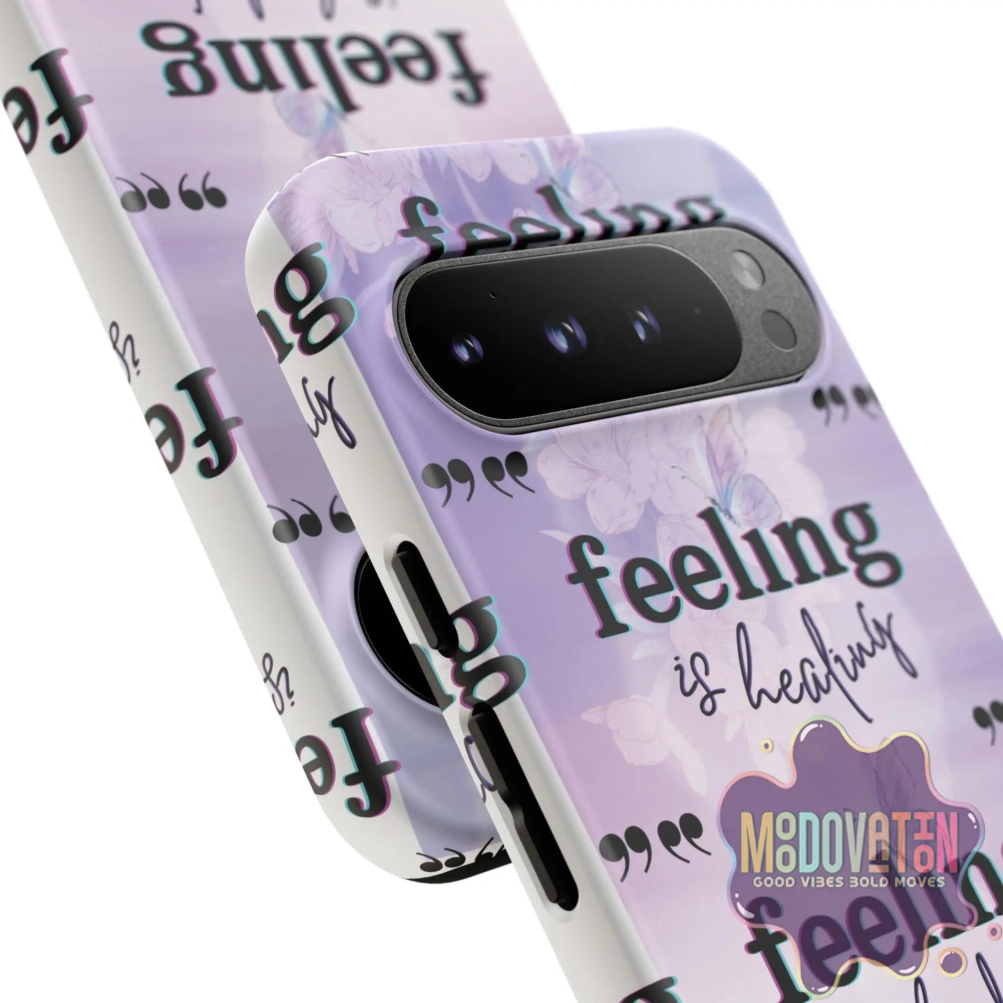 Feeling Is Healing Phone Case - Lilac - MOODOVATION