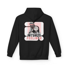 Intense Feelings Unisex Midweight Hoodie - Rose Pink Print