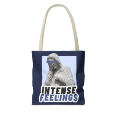 Intense Feelings Tote Bag - Navy Print