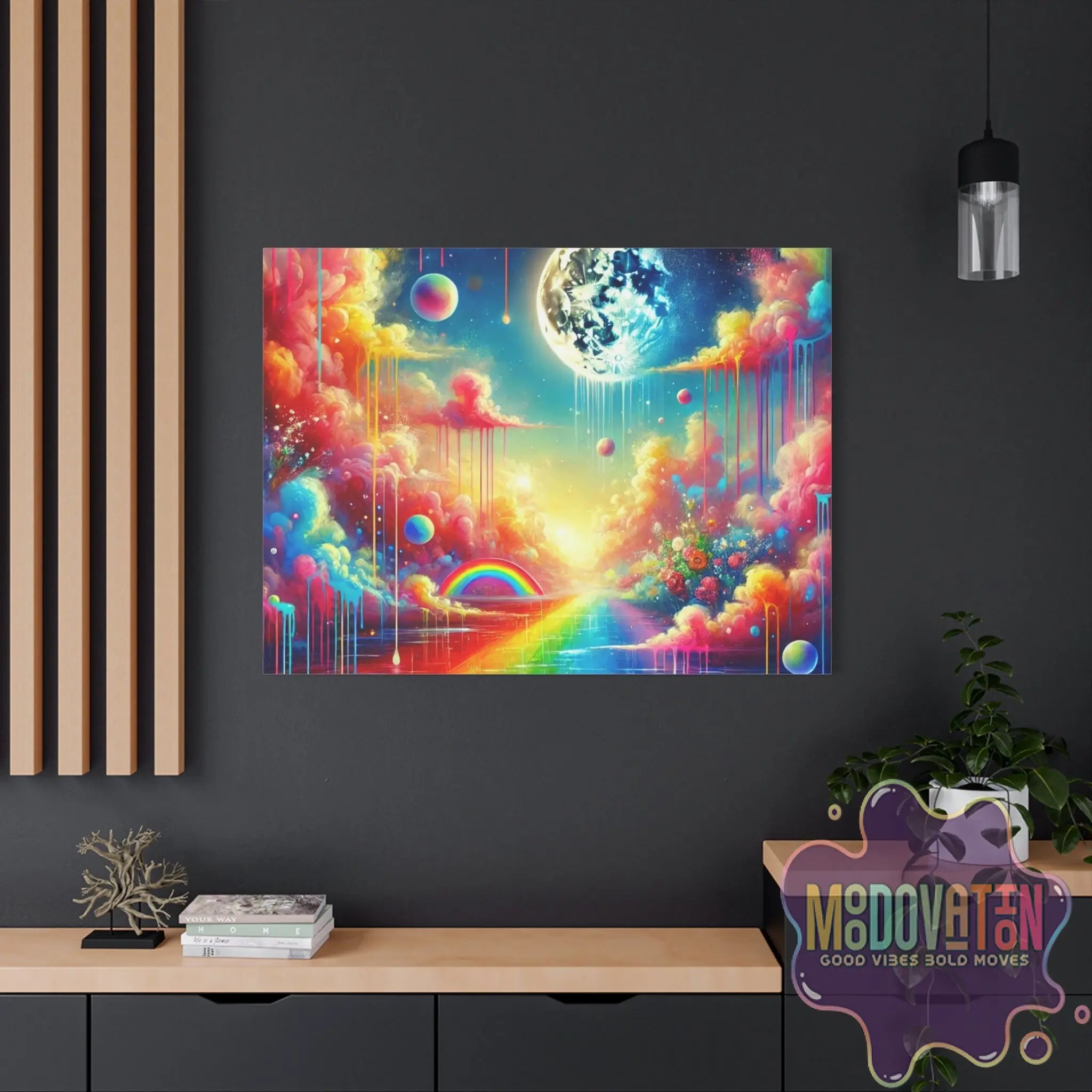 Lunar Euphoria Matte Canvas - MOODOVATION