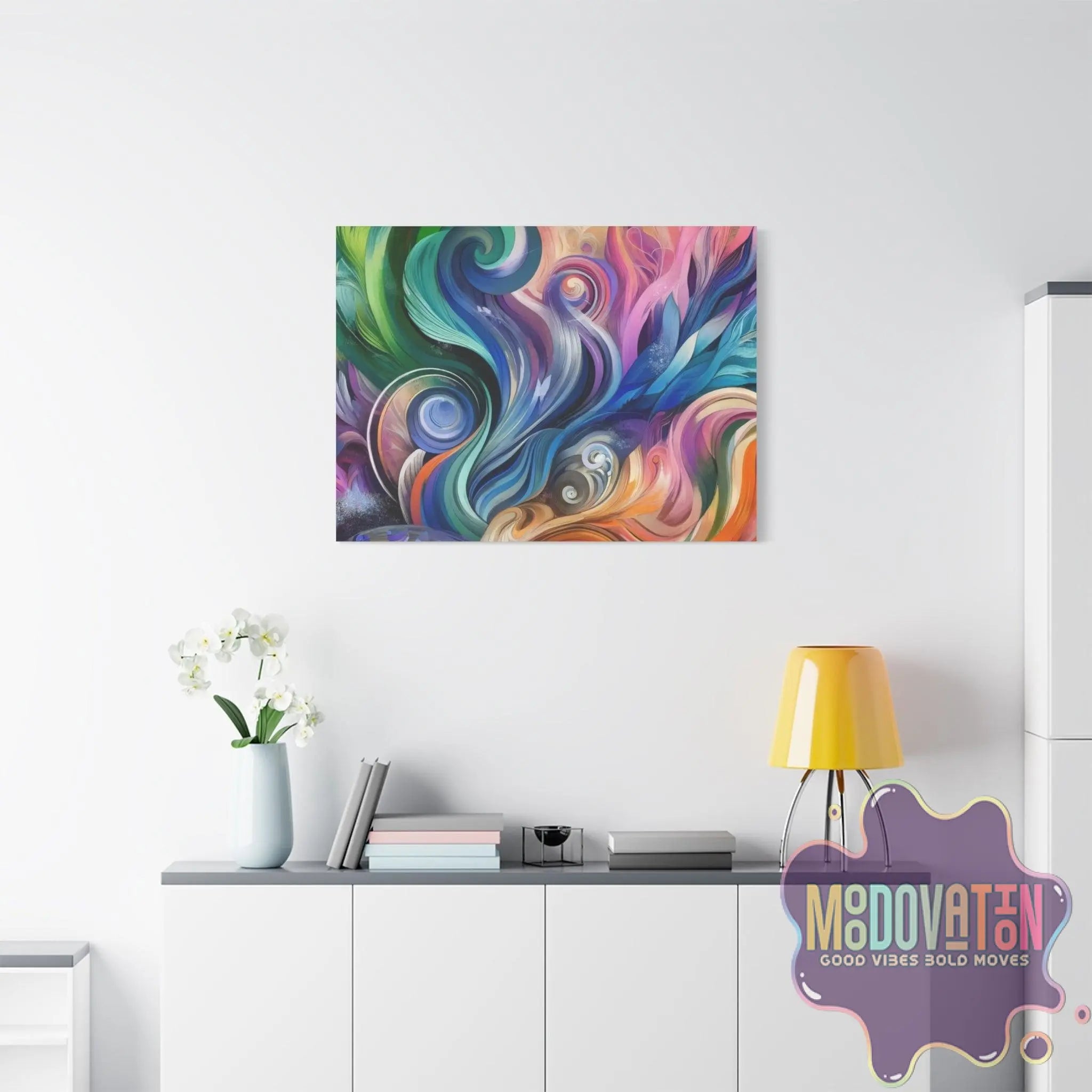 Ethereal Flow Matte Canvas - MOODOVATION
