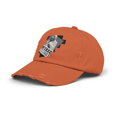 Intense Feelings - Grey Print Vintage Distressed Hat