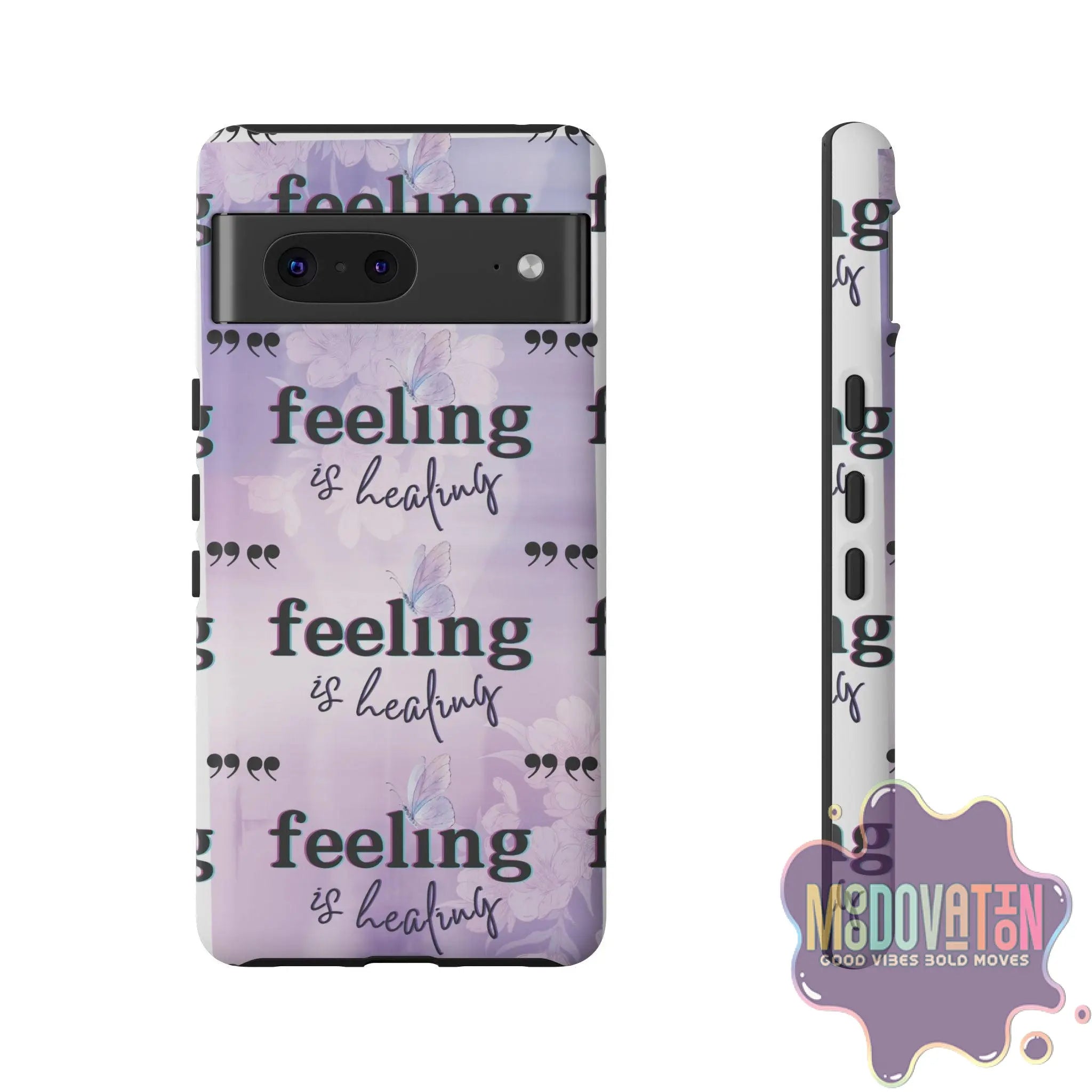 Feeling Is Healing Phone Case - Lilac - MOODOVATION