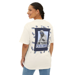Intense Feelings – Navy Unisex Oversized Tee
