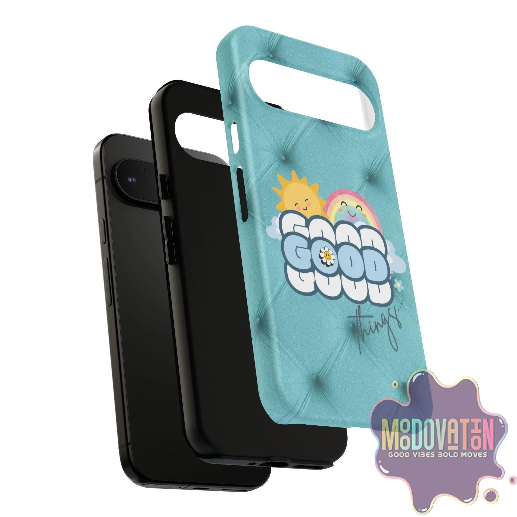 Good Things Phone Case - Teal - MOODOVATION