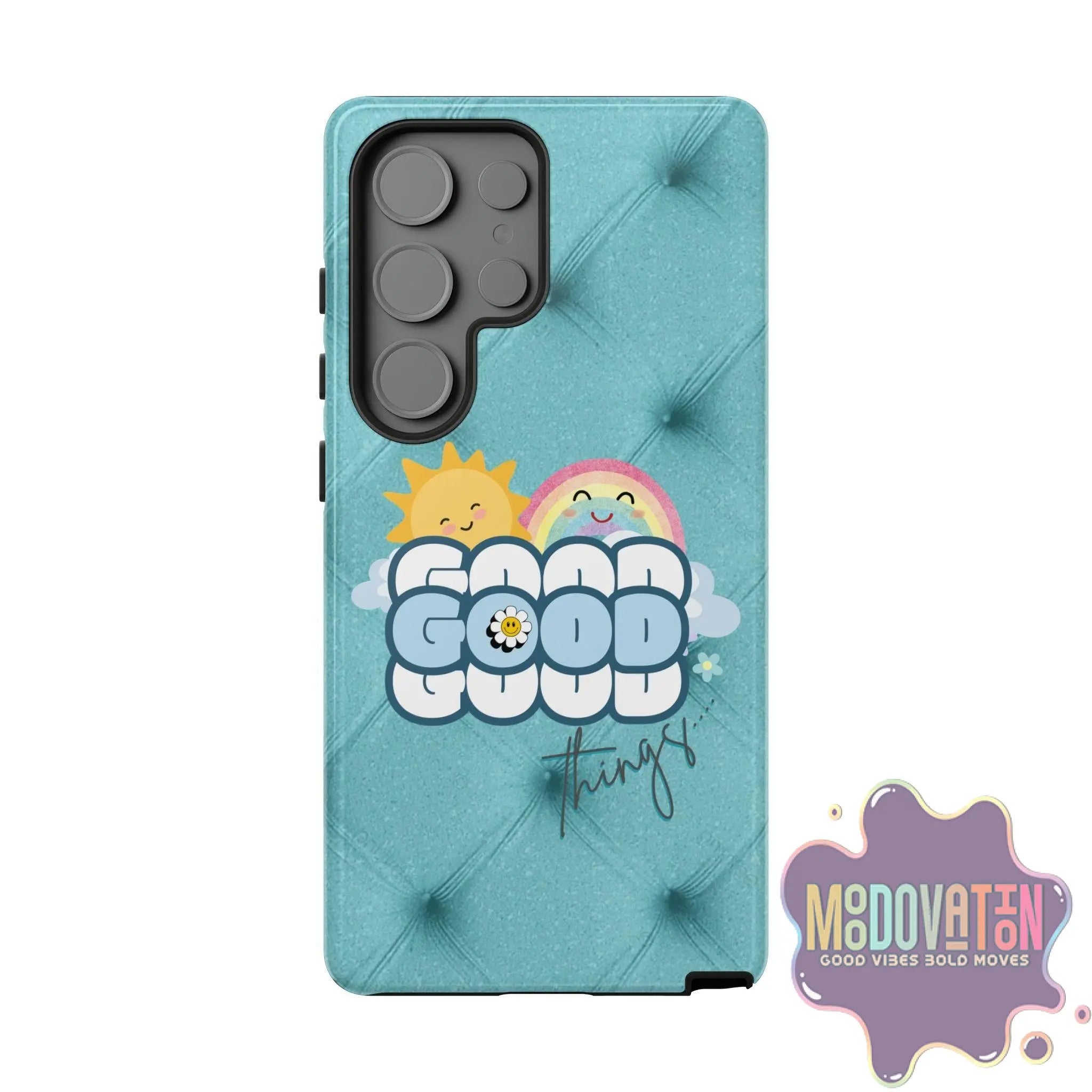 Good Things Phone Case - Teal - MOODOVATION