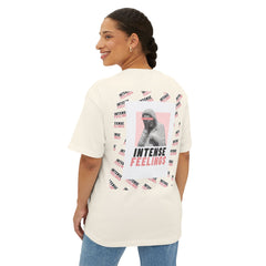 Intense Feelings – Rose Pink Print Unisex Oversized Tee