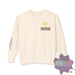 Good Vibes Bold Moves Personalized Unisex Lightweight Crewneck Sweatshirt - Brand Edition Moodovation