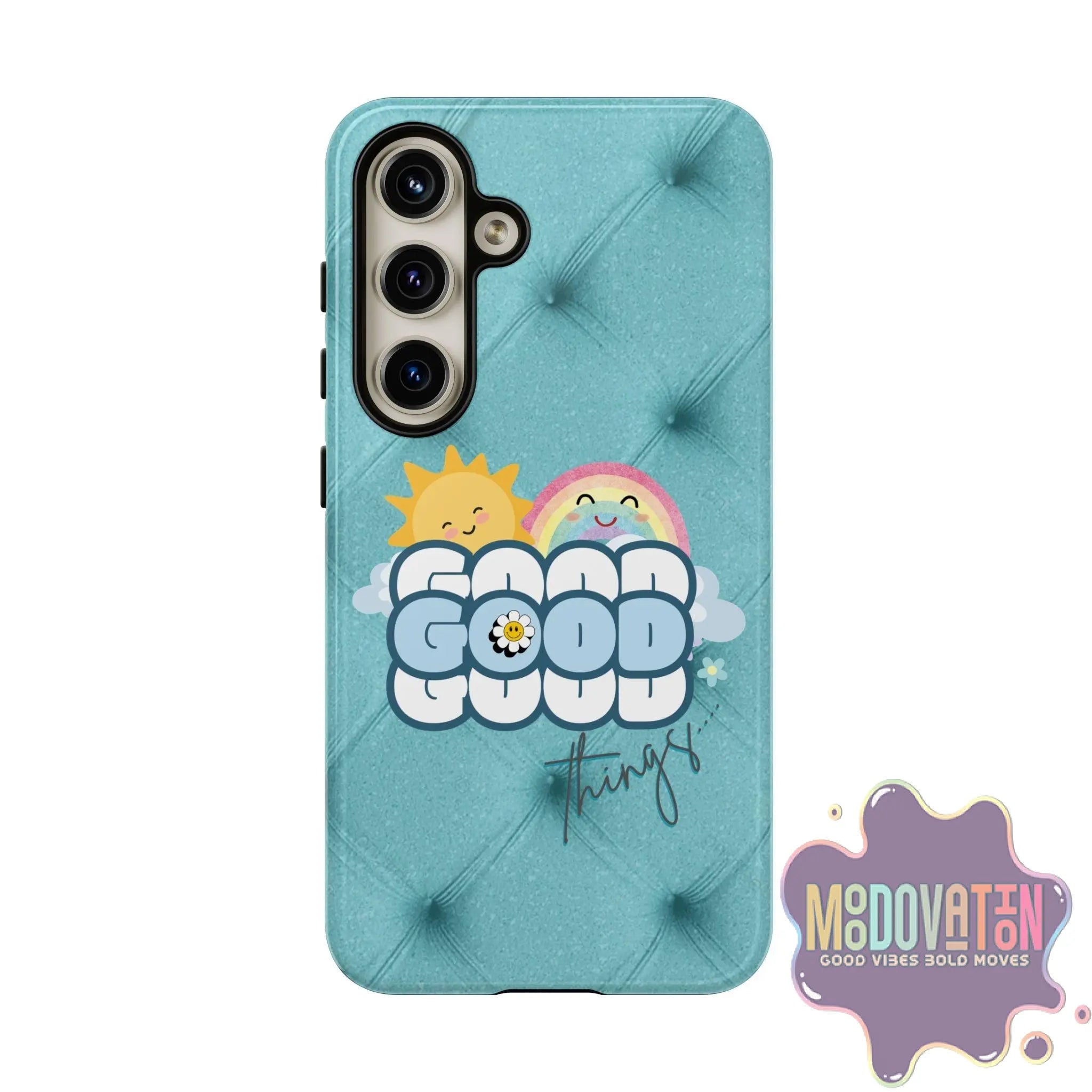 Good Things Phone Case - Teal - MOODOVATION