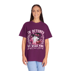 In October We Wear Pink – Breast Cancer Awareness Unisex T-Shirt