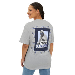 Intense Feelings – Navy Unisex Oversized Tee