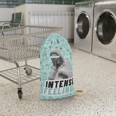 Intense Feelings - Cyan Laundry Bag