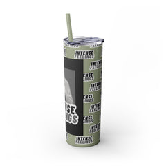 Intense Feelings - Grey Skinny Tumbler