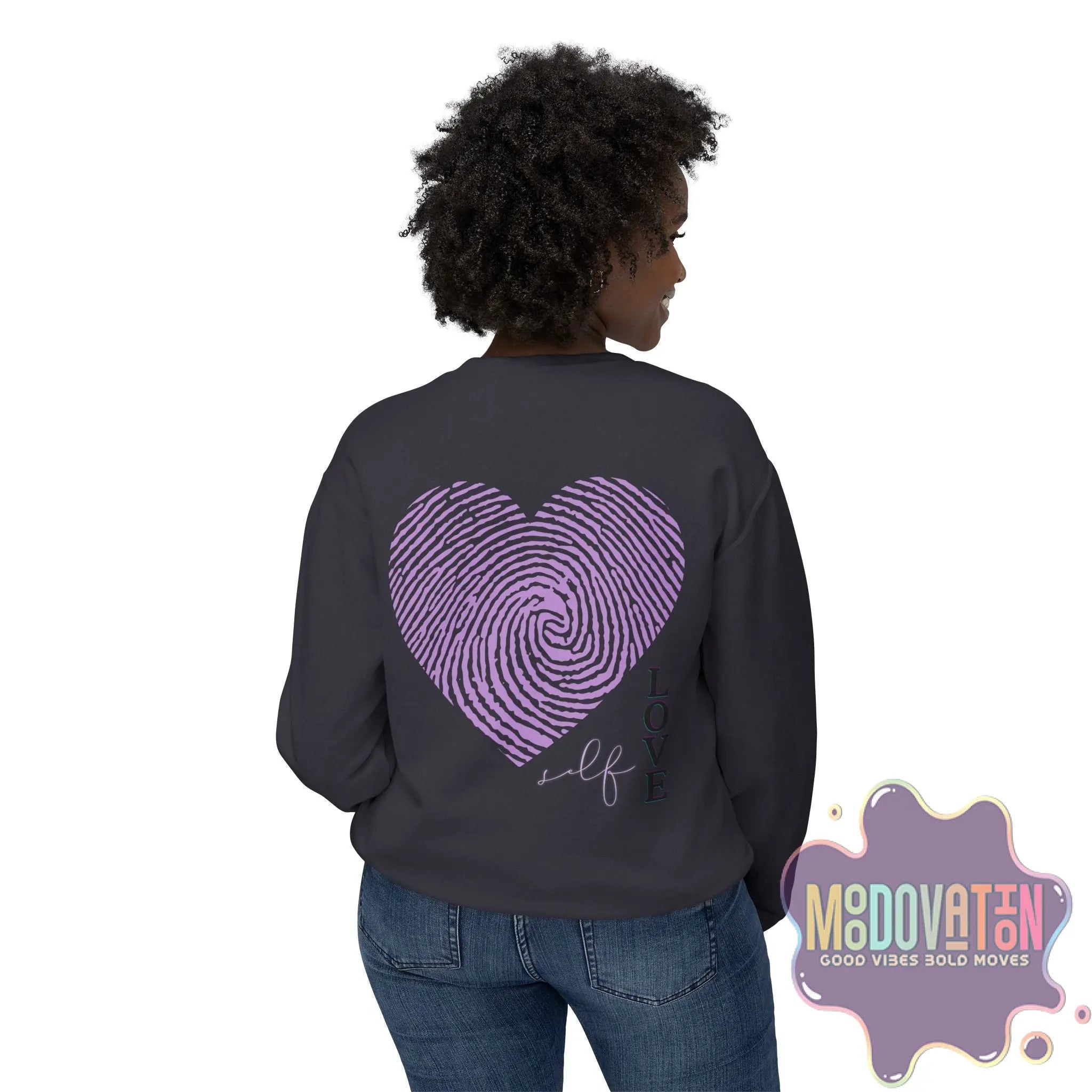 Feeling Is Healing Lightweight Crewneck Sweatshirt - Spring Edition Moodovation