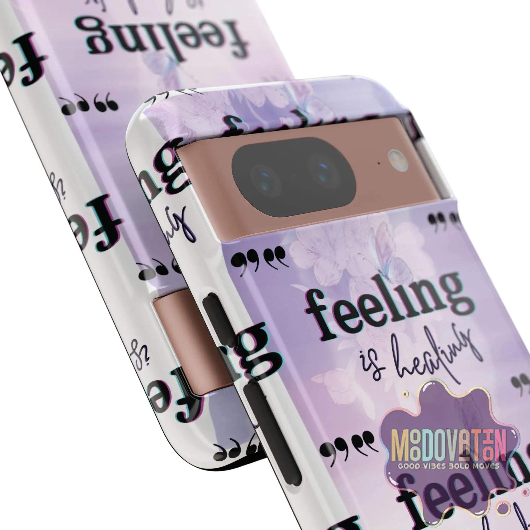 Feeling Is Healing Phone Case - Lilac - MOODOVATION
