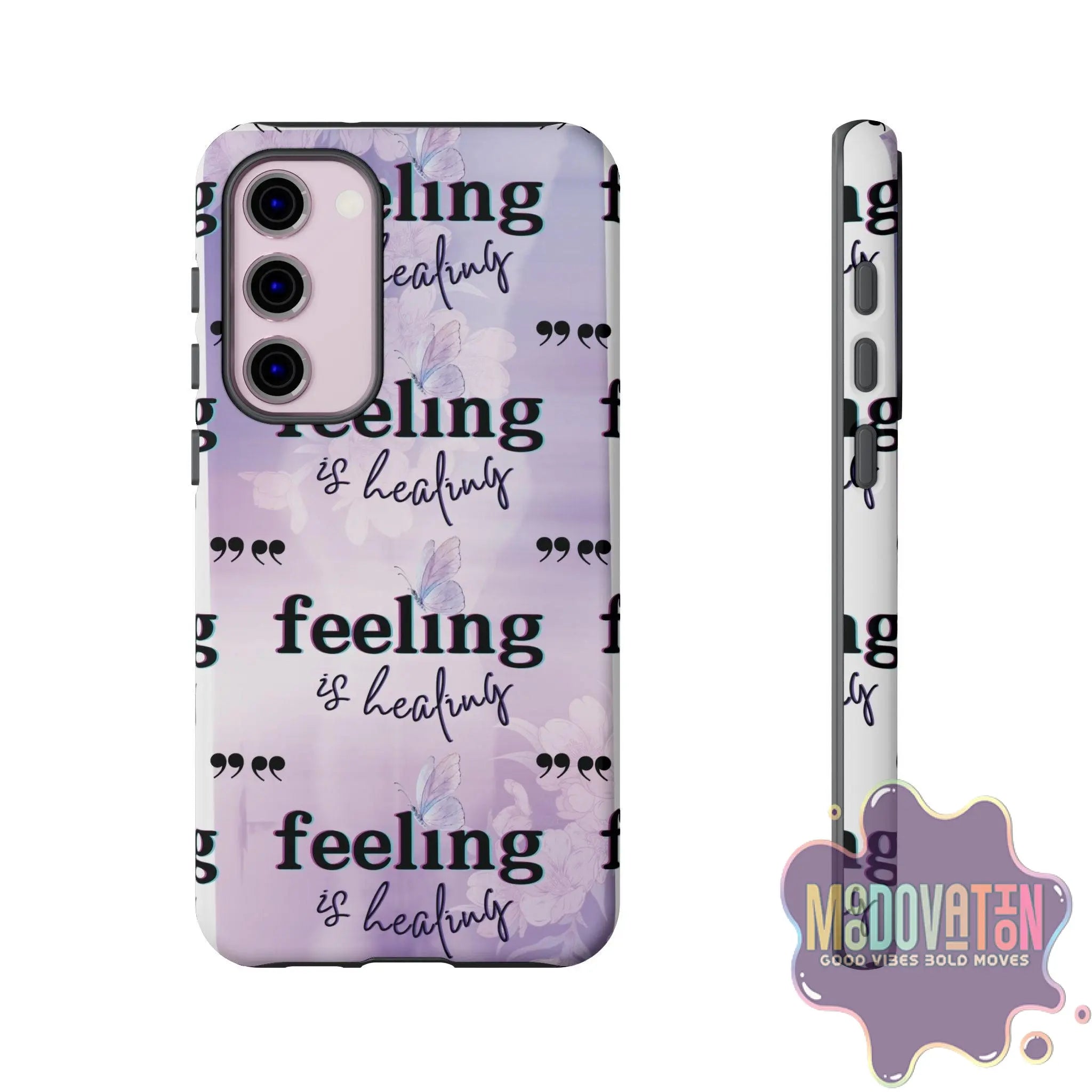 Feeling Is Healing Phone Case - Lilac - MOODOVATION