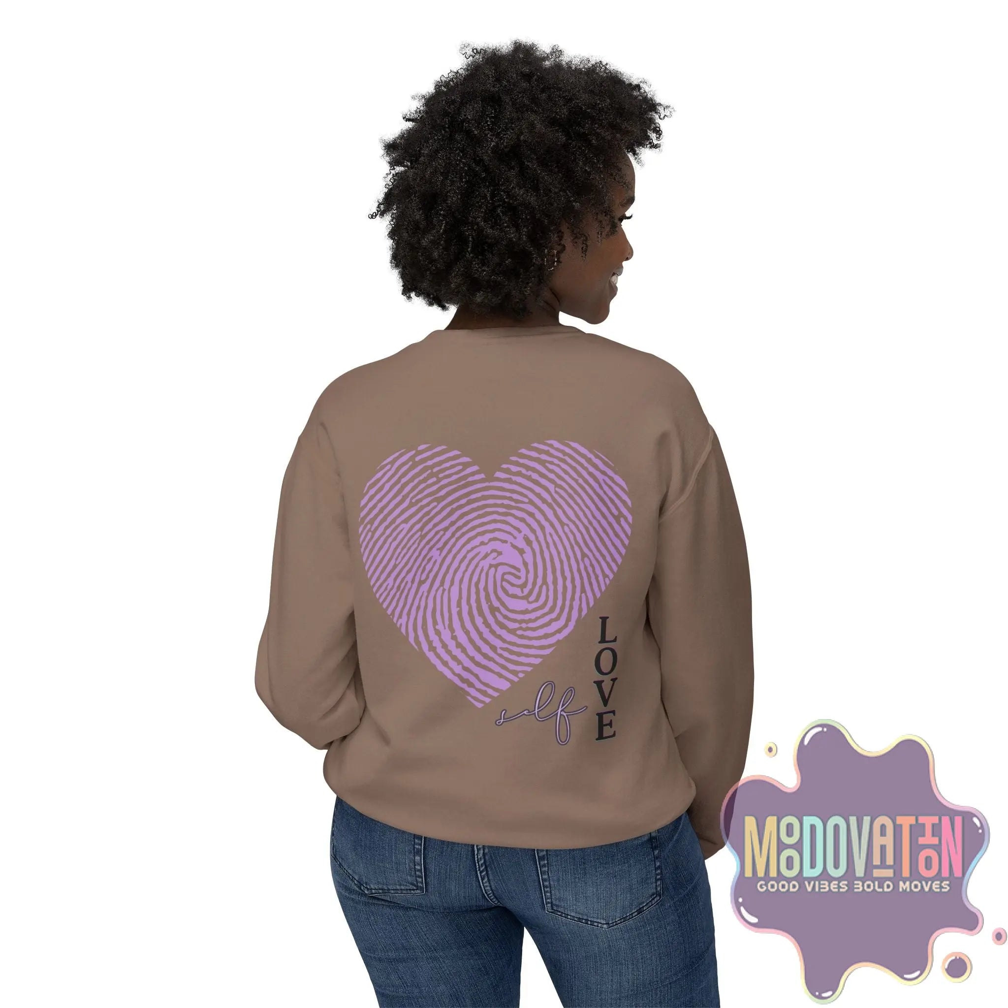 Feeling Is Healing Lightweight Crewneck Sweatshirt - Spring Edition Moodovation