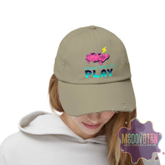 Game Over - Unisex Distressed Vintage Hat - MOODOVATION