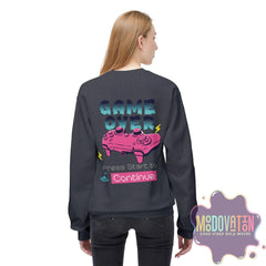 Game Over Unisex Midweight Crewneck Sweatshirt - MOODOVATION
