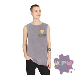 Good Vibes Bold Moves Stonewash Unisex Tank Top – Brand Edition Moodovation
