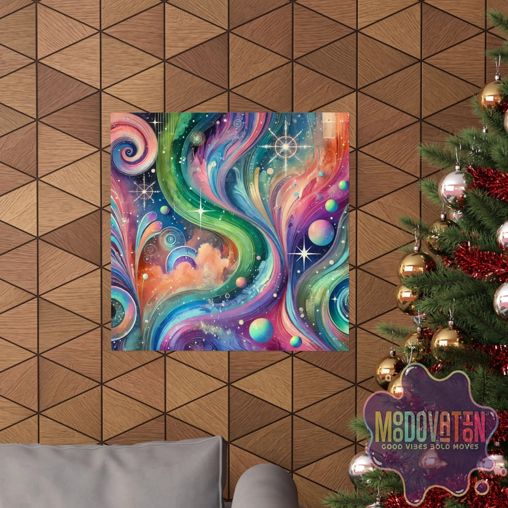 Ethereal Flow Matte Poster - MOODOVATION