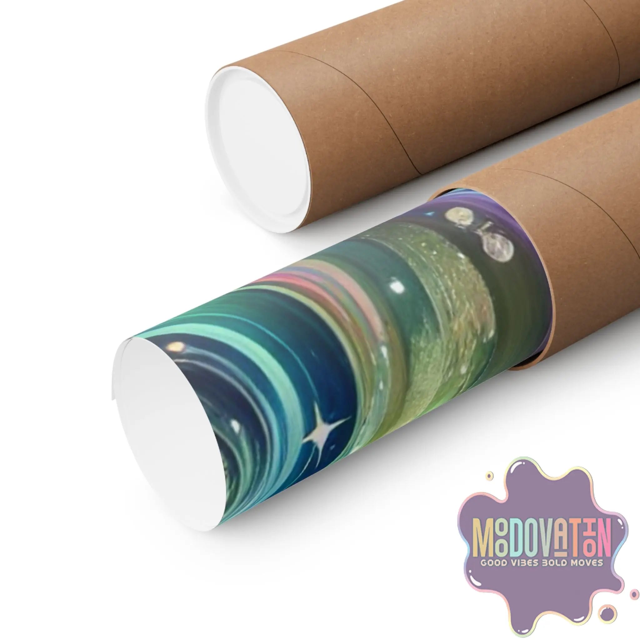 Ethereal Flow Matte Poster - MOODOVATION