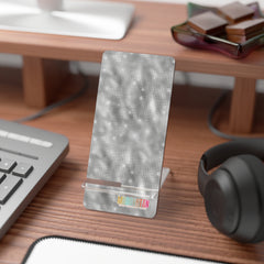 Retro Silver Flow Mobile Stand