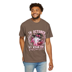 In October We Wear Pink – Breast Cancer Awareness Unisex T-Shirt