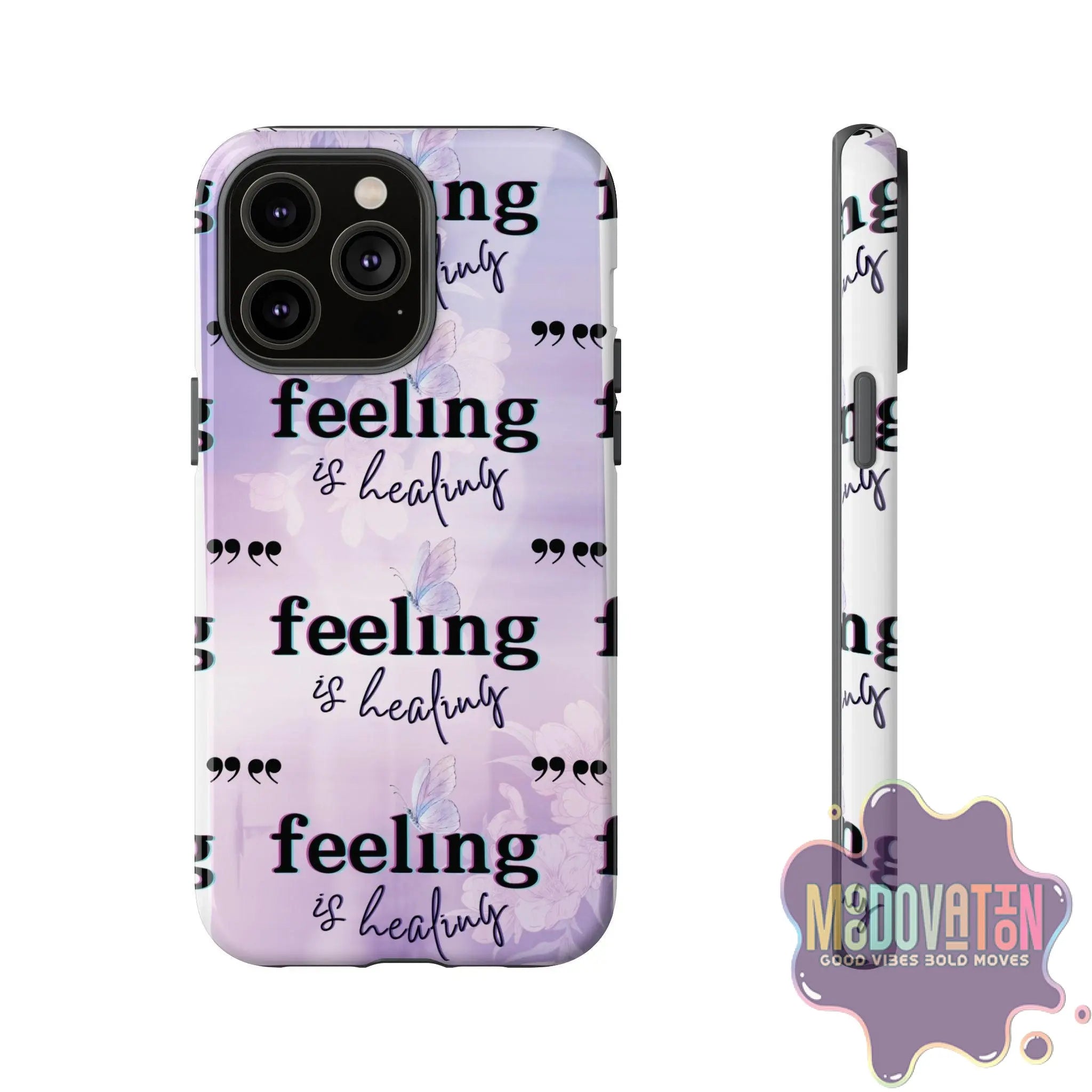 Feeling Is Healing Phone Case - Lilac - MOODOVATION