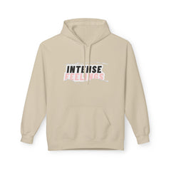 Intense Feelings Unisex Midweight Hoodie - Rose Pink Print
