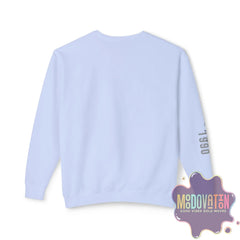 Good Vibes Bold Moves Personalized Unisex Lightweight Crewneck Sweatshirt - Brand Edition Moodovation