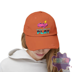 Game Over - Unisex Distressed Vintage Hat - MOODOVATION