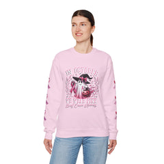In October We Wear Pink – Breast Cancer Awareness Unisex Crewneck Sweatshirt