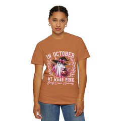 In October We Wear Pink – Breast Cancer Awareness Unisex T-Shirt