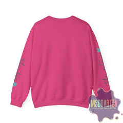 Good Things - Unisex Heavy Blend Crewneck Sweatshirt - Large Graphic Sleeve - MOODOVATION