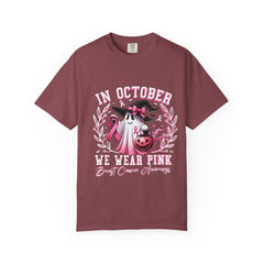 In October We Wear Pink – Breast Cancer Awareness Unisex T-Shirt