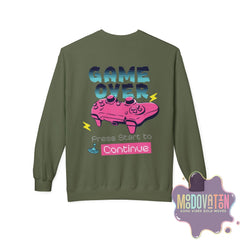 Game Over Unisex Midweight Crewneck Sweatshirt - MOODOVATION