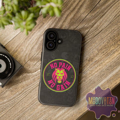 No Pain No Gain Phone Case - Black - MOODOVATION
