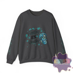 Feeling Is Healing Unisex Heavy Blend Crewneck Sweatshirt - MOODOVATION
